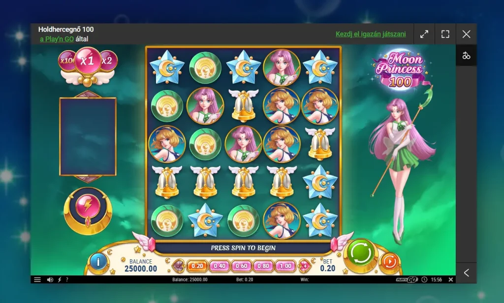 Moon Princess 100 best game on Unibet